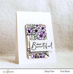 Clear Stamps Paint-A-Flower: Clematis Outline Stamp Set