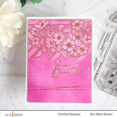 Clear Stamps Paint-A-Flower: Clematis Outline Stamp Set