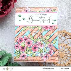 Clear Stamps Paint-A-Flower: Clematis Outline Stamp Set