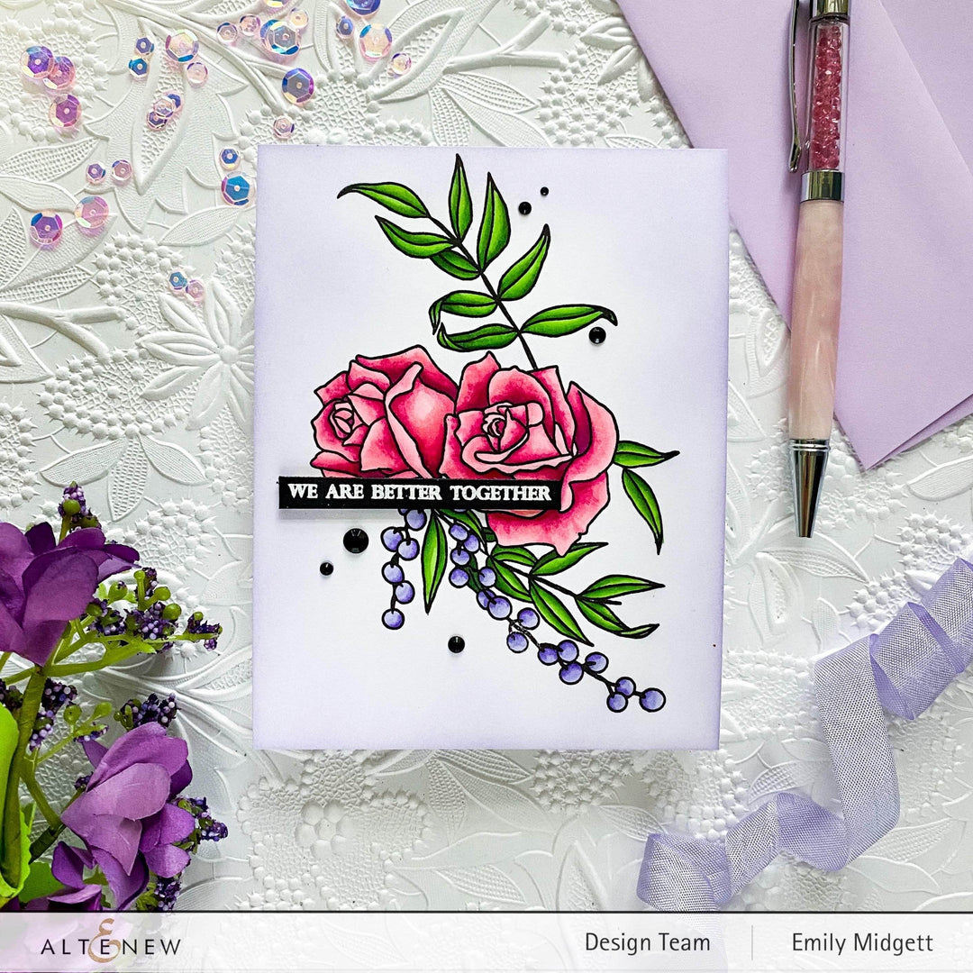 Clear Stamps Paint-A-Flower: Clematis Outline Stamp Set