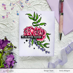 Clear Stamps Paint-A-Flower: Clematis Outline Stamp Set