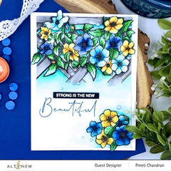 Clear Stamps Paint-A-Flower: Clematis Outline Stamp Set
