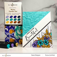 Clear Stamps Paint-A-Flower: Clematis Outline Stamp Set