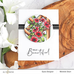 Clear Stamps Paint-A-Flower: Clematis Outline Stamp Set