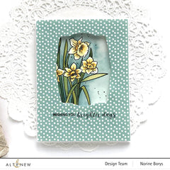 Clear Stamps Paint-A-Flower: Daffodil Outline Stamp Set