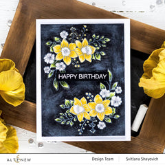 Clear Stamps Paint-A-Flower: Daffodil Outline Stamp Set