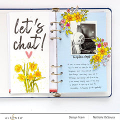 Clear Stamps Paint-A-Flower: Daffodil Outline Stamp Set