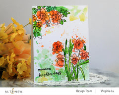 Clear Stamps Paint-A-Flower: Daffodil Outline Stamp Set