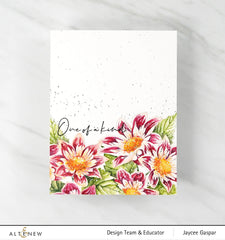 Clear Stamps Paint-A-Flower: Fashion Monger Dahlia Outline Stamp Set