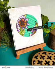 Clear Stamps Paint-A-Flower: Fashion Monger Dahlia Outline Stamp Set