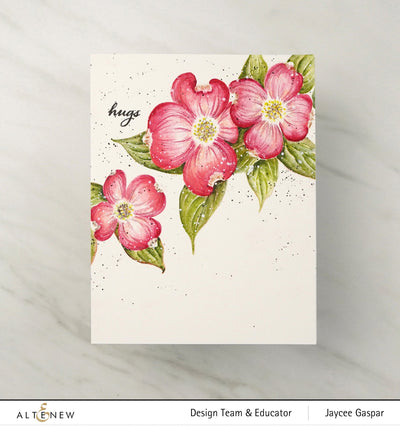Clear Stamps Paint-A-Flower: Flowering Dogwood Outline Stamp Set