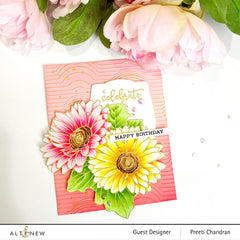 Clear Stamps Paint-A-Flower: Gerbera Revolution Outline Stamp Set