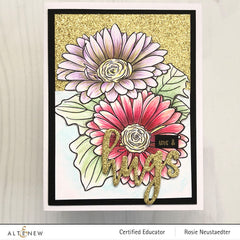 Clear Stamps Paint-A-Flower: Gerbera Revolution Outline Stamp Set