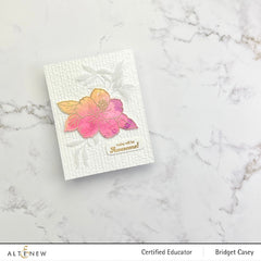 Clear Stamps Paint-A-Flower: Hibiscus Outline Stamp Set