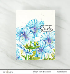 Clear Stamps Paint-A-Flower: Himalayan Poppy Outline Stamp Set