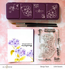 Clear Stamps Paint-A-Flower: Hydrangea Outline Stamp Set