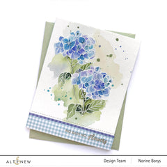 Clear Stamps Paint-A-Flower: Hydrangea Outline Stamp Set