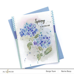 Clear Stamps Paint-A-Flower: Hydrangea Outline Stamp Set