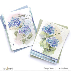 Clear Stamps Paint-A-Flower: Hydrangea Outline Stamp Set