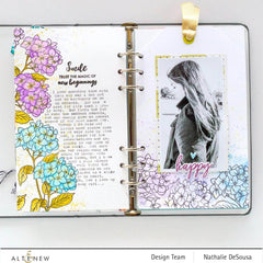 Clear Stamps Paint-A-Flower: Hydrangea Outline Stamp Set