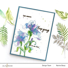 Clear Stamps Paint-A-Flower: Iris Outline Stamp Set