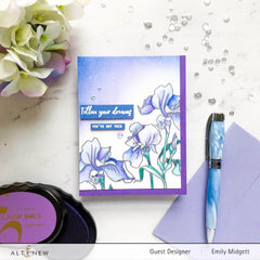 Clear Stamps Paint-A-Flower: Iris Outline Stamp Set