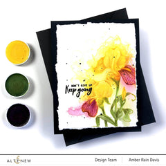 Clear Stamps Paint-A-Flower: Iris Outline Stamp Set