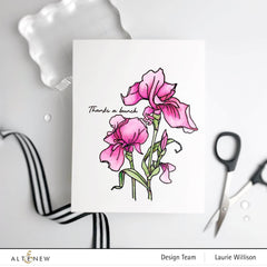 Clear Stamps Paint-A-Flower: Iris Outline Stamp Set
