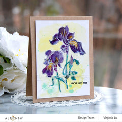 Clear Stamps Paint-A-Flower: Iris Outline Stamp Set
