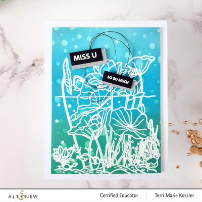 Clear Stamps Paint-A-Flower: Lotus Outline Stamp Set