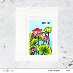 Clear Stamps Paint-A-Flower: Lotus Outline Stamp Set