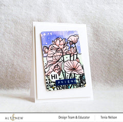 Clear Stamps Paint-A-Flower: Lotus Outline Stamp Set