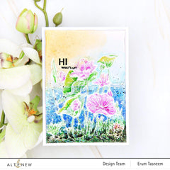 Clear Stamps Paint-A-Flower: Lotus Outline Stamp Set