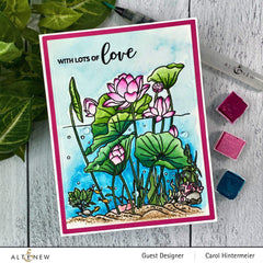 Clear Stamps Paint-A-Flower: Lotus Outline Stamp Set