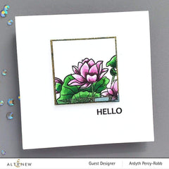 Clear Stamps Paint-A-Flower: Lotus Outline Stamp Set