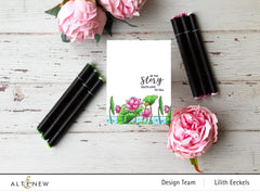 Clear Stamps Paint-A-Flower: Lotus Outline Stamp Set