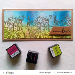 Clear Stamps Paint-A-Flower: Lotus Outline Stamp Set