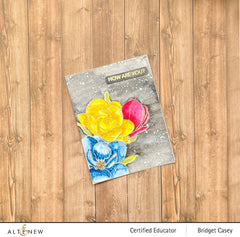 Clear Stamps Paint-A-Flower: Magnolia Rustica Rubra Outline Stamp Set