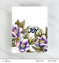 Clear Stamps Paint-A-Flower: Paeonia Japonica Outline Stamp Set