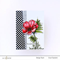 Clear Stamps Paint-A-Flower: Poppy Outline Stamp Set