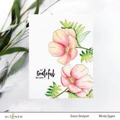 Clear Stamps Paint-A-Flower: Poppy Outline Stamp Set