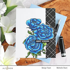 Clear Stamps Paint-A-Flower: Rosa Floribunda Outline Stamp Set