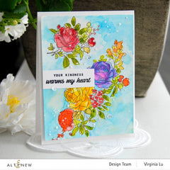 Clear Stamps Paint-A-Flower: Rose Outline Stamp Set