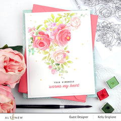 Clear Stamps Paint-A-Flower: Rose Outline Stamp Set