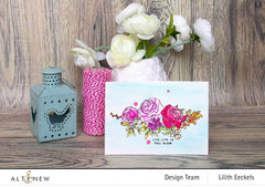 Clear Stamps Paint-A-Flower: Rose Outline Stamp Set