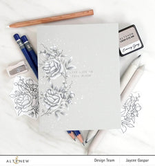 Clear Stamps Paint-A-Flower: Rose Outline Stamp Set
