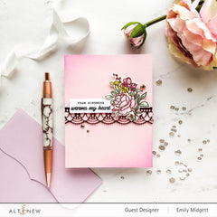 Clear Stamps Paint-A-Flower: Rose Outline Stamp Set