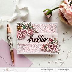 Clear Stamps Paint-A-Flower: Rose Outline Stamp Set