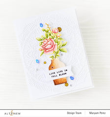 Clear Stamps Paint-A-Flower: Rose Outline Stamp Set