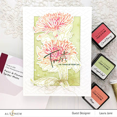 Clear Stamps Paint-A-Flower: Spider Mums Outline Stamp Set